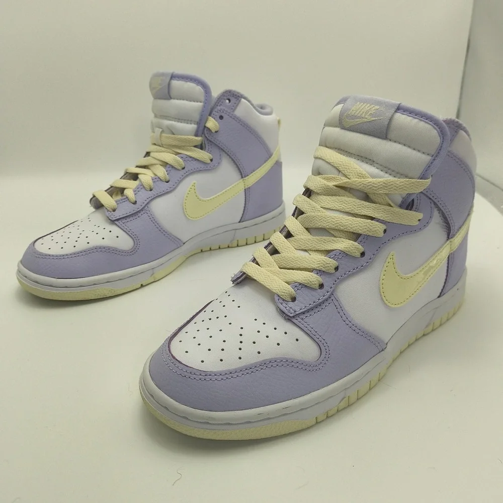 Nike Dunk High Oxygen Purple White Sail Womens Sneakers FN3504-100 Size 7